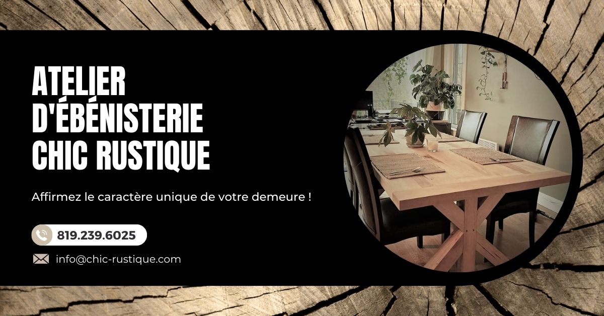 Atelier débénisterie Chic Rustique