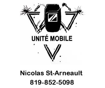 Soudure Mobile Nicolas St-Arneault - Soudeur, Atelier de Soudure à Trois-Rivières