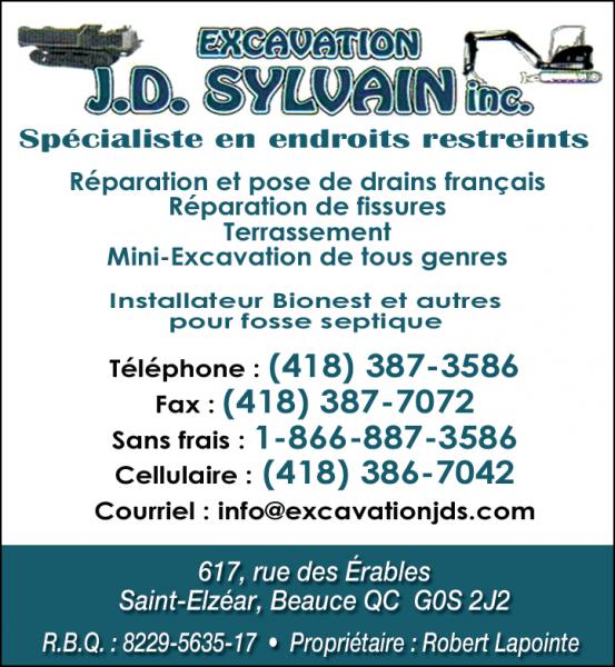 Excavation J.D. Sylvain inc. - Fissure de Fondation Saint-Georges